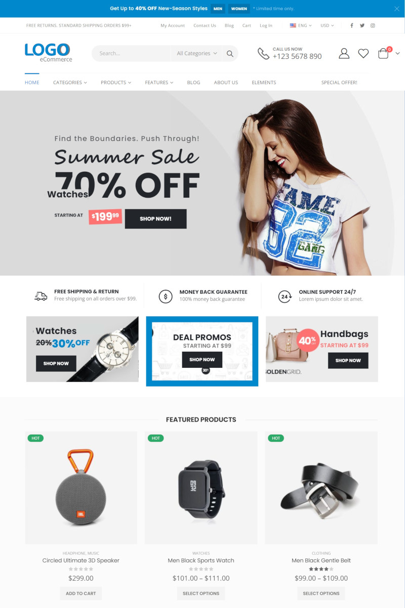 เว็บขายสินค้าออนไลน์ shop4 - แนะนำเว็บสำเร็จรูป สำหรับร้านออนไลน์  Ecommerce Theme ขายสินค้าออนไลน์  ขายของออนไลน์ - เว็บสำเร็จรูป Wordpress และ WooCommerce Theme