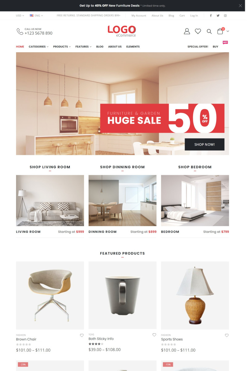 เว็บขายสินค้าออนไลน์ shop8 - แนะนำเว็บสำเร็จรูป สำหรับร้านออนไลน์  Ecommerce Theme ขายสินค้าออนไลน์  ขายของออนไลน์ - เว็บสำเร็จรูป Wordpress และ WooCommerce Theme