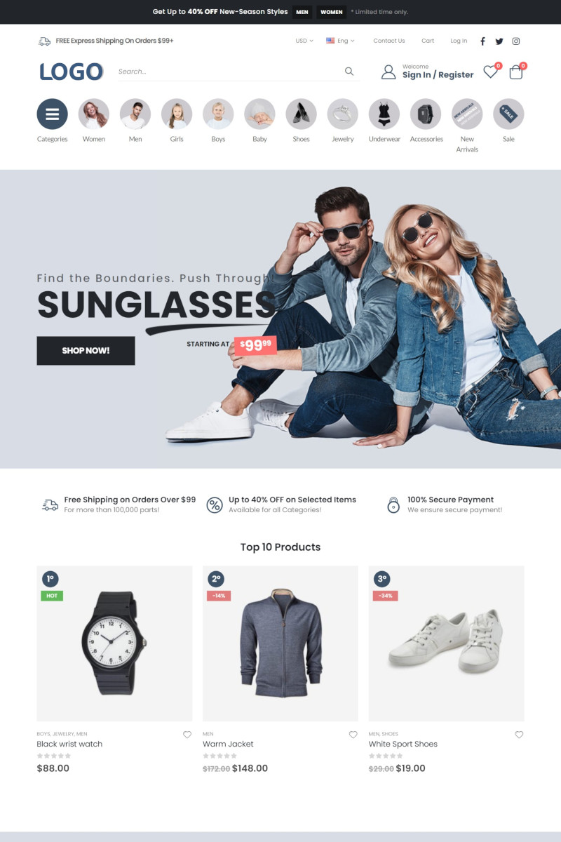 เว็บสำเร็จรูป สำหรับร้านออนไลน์  Ecommerce Theme ขายสินค้าออนไลน์  ขายของออนไลน์ -  Woocommerce Theme 