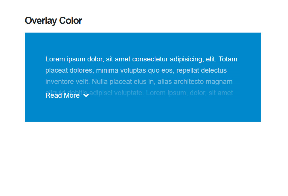 Shortcodes read more - overlay color แนะนำ เว็บไซต์สำเร็จรูป NineNIC